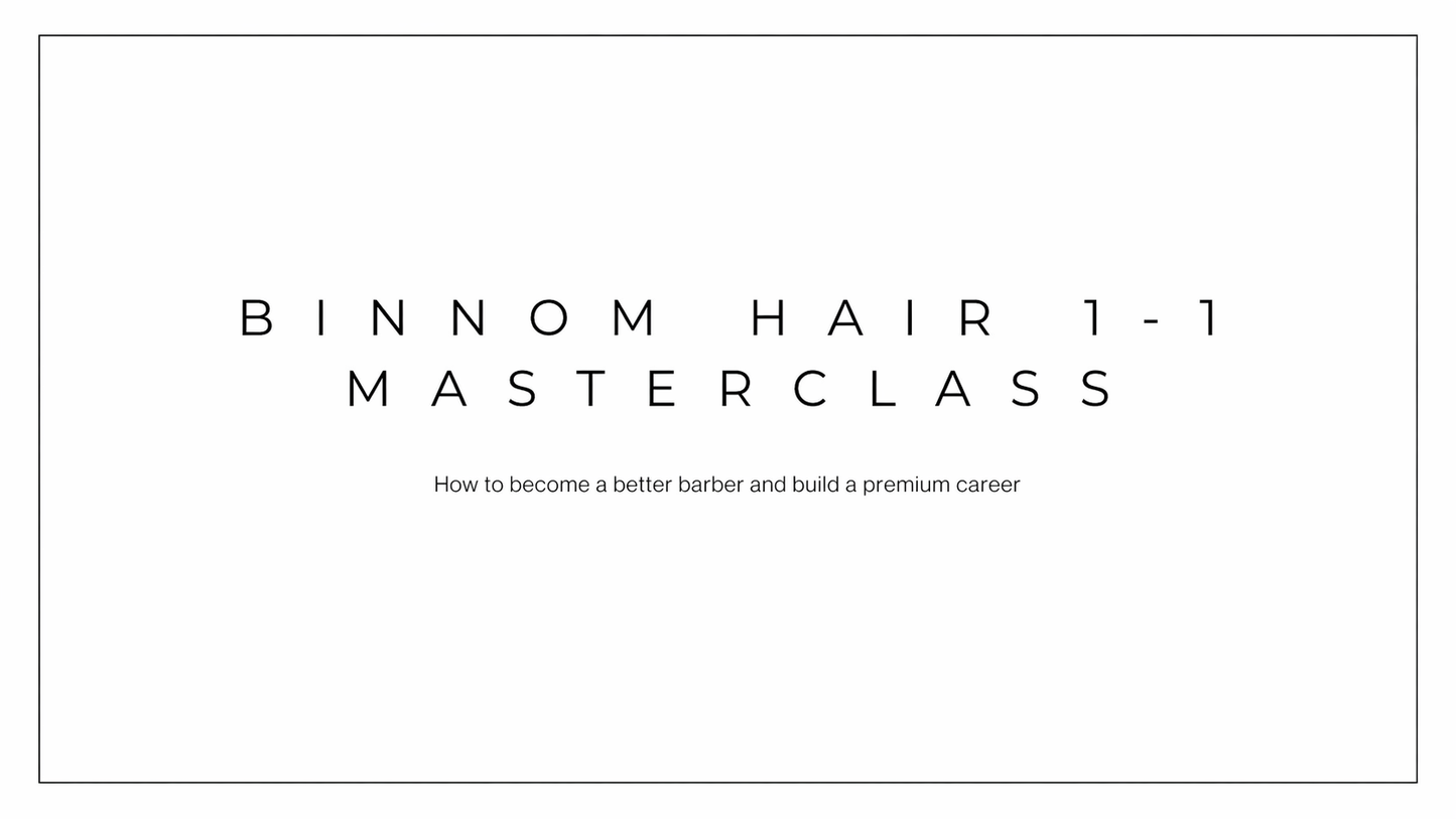 1-1 Barber Masterclass